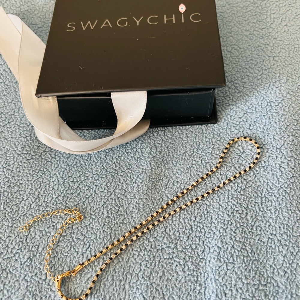 Gold-Plate tennis choker